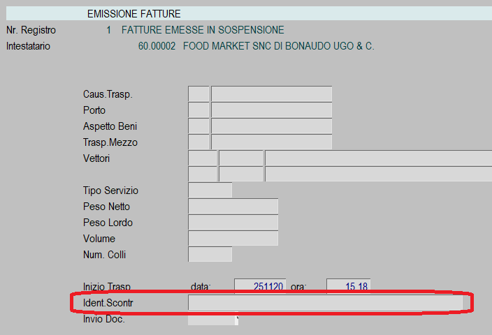 id scontrino